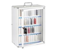 Gabinete de almacenamiento para teléfono celular montado en la pared con cerradura de 1260 ranuras, para oficinas y escuelas, solución segura de ahorro de espacio para una gestión limpia del