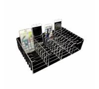 Gabinete de almacenamiento para teléfono móvil de 40 compartimentos, para escuela, oficina y fábrica, escritorio elegante y seguro para teléfono celular (color 7)