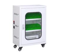 Gabinete de almacenamiento recargable para teléfono móvil con estación de carga para gestión organizada de dispositivos en oficinas, bibliotecas, aulas y clubes de fitness