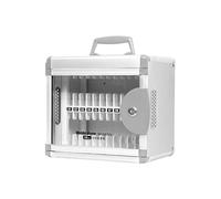 Gabinete de almacenamiento seguro de aluminio para teléfono con organización de oficina escolar y gestión de dispositivos, armario de almacenamiento de teléfono con cerradura
