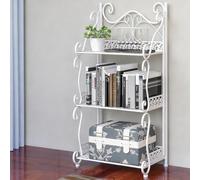 Gabinete de almacenamiento y organizador de metal plegable de varios niveles | Montaje sin herramientas para el hogar, oficina, dormitorio, sala de estar, armario, cocina