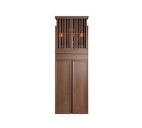 Gabinete De Altar Armario de madera maciza estilo chino for el santuario de Buda con puerta, armario sencillo for el dios de la riqueza, armario for el santuario de Buda for el hogar Altar De Buda(A,L