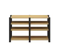 Gabinete de Audio Moderno, Soporte Multimedia estéreo con Amplio Almacenamiento for TV Box, Reproductores de DVD y Consolas de Juegos - Elegante Estante AV Negro(Brown,72cm/28.3in)