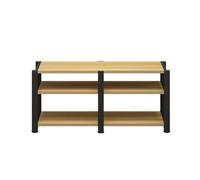 Gabinete de Audio Moderno, Soporte Multimedia estéreo con Amplio Almacenamiento for TV Box, Reproductores de DVD y Consolas de Juegos - Elegante Estante AV Negro(Brown,52cm/20.5in)