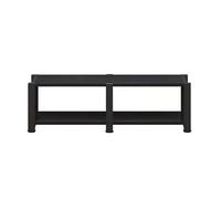 Gabinete de Audio Moderno, Soporte Multimedia estéreo con Amplio Almacenamiento for TV Box, Reproductores de DVD y Consolas de Juegos - Elegante Estante AV Negro(Black,34cm/13.4in)