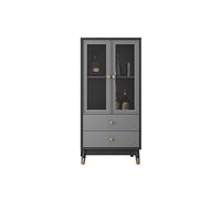 Gabinete de bar de vinos con 2 puertas y 2 cajones, armario de almacenamiento independiente para baño, cocina, sala de estar o dormitorio, gabinete de vino