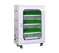 Gabinete De Carga For Teléfono Móvil, Caja De Seguridad Recargable For Teléfono Móvil De Aleación De Aluminio, Estación De Carga Portátil Recargable For Gabinete De Teléfono(50 Slots)