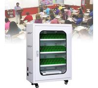 Gabinete de carga para teléfono móvil con 6/12/20/30/40/50/60 ranuras, casillero para teléfono celular recargable, estación de carga de almacenamiento, estación de carga para teléfono celular (50 ran