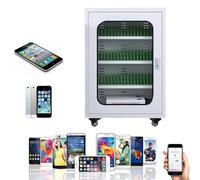 Gabinete de carga para teléfono móvil, estación de carga USB multifuncional recargable para tiendas minoristas y salones de belleza, capacidad de 30 ranuras