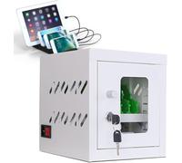 Gabinete de Carga Portátil para Teléfono Móvil, Caja de almacenamiento for estaciones de carga de teléfonos móviles, gabinete seguro for teléfono recargable, for escuela, biblioteca, oficina, fábrica(