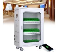 Gabinete de carga portátil para teléfono móvil, estaciones de carga para teléfonos celulares, gabinete de almacenamiento para teléfono móvil, interfaz USB, para aulas, gimnasios, oficinas y bibliotec