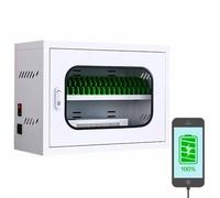 Gabinete de carga recargable para teléfono móvil, estación de carga de dispositivos multiranura y carrito de almacenamiento, casillero de carga portátil para estudiantes, empleados y turistas