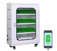 Gabinete de carga recargable para teléfono móvil, estación de carga de dispositivos multiranura y carrito de almacenamiento, casillero de carga portátil para estudiantes, empleados y turistas