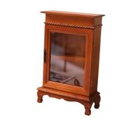 Gabinete de escritorio pequeño con puertas a prueba de polvo, para dormitorio, entrada y sala de estar, cómoda y baño para un control eficiente del desorden