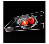 Gabinete de exhibición de acrílico del Tanque de Agua Poco Profundo dinámico de la fotografía de acrílico, Caja de Almacenamiento de los cosméticos(80x60x5.5cm/31.5x23.6x2.2in)