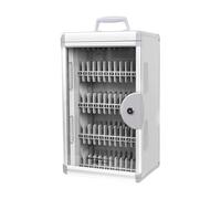 Gabinete de gestión de teléfono de aluminio resistente para dispositivos de oficina y escuela con cerradura separada para privacidad