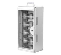 Gabinete de gestión de teléfono de aluminio resistente para dispositivos de oficina y escuela con cerradura separada para privacidad