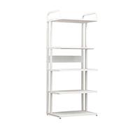 Gabinete de impresora de mesa para impresora, estante de metal para archivador, estante de almacenamiento con piso de almacenamiento, almacenamiento y organización de oficina (color: 1, tamaño