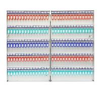 Gabinete de Llaves de Gran Capacidad: Caja de Seguridad para Llaves de Pared de aleación de Aluminio con Capacidad para 24 a 180 Llaves, Ideal para el hogar, la Oficina, el Hospital y el aut