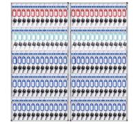 Gabinete de Llaves de Gran Capacidad: Caja de Seguridad para Llaves de Pared de aleación de Aluminio con Capacidad para 24 a 180 Llaves, Ideal para el hogar, la Oficina, el Hospital y el aut