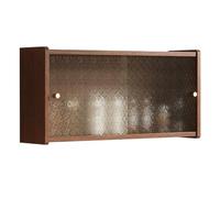 Gabinete De Pared Flotante Eco-Board, Armario De Almacenamiento Colgante | Para El Hogar, Aparador Vitrina Para Comedor, Estante Montado En La Pared De La Cocina(Brown,60*40*20CM)