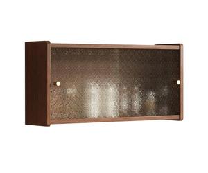 Gabinete De Pared Flotante Eco-Board, Armario De Almacenamiento Colgante | Para El Hogar, Aparador Vitrina Para Comedor, Estante Montado En La Pared De La Cocina(Brown,60*40*20CM)