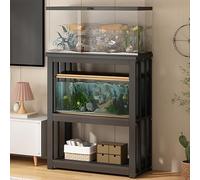 Gabinete de Soporte para Acuario de Alta Resistencia - Estante Ajustable para Tanques de Peces, Reptiles, Tortugas y viveros - Diseño Robusto de Mediados de Siglo - Estante para criaderos de