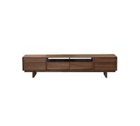 Gabinete De TV 200cm Armario Almacén Rural de Madera Maciza Completa, Consola de Almacenamiento para Salón, Centro de Entretenimiento para Hoteles & Empresas Consolas De TV para Sala De Estar