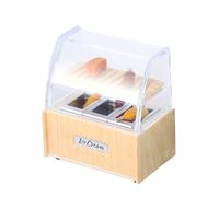 Gabinete de visualización de Panadería Miniatura, Armario en Miniatura | Plantilla de Soporte de Postres Pequeños 1:12 Small Scall,OB11 Photography Accesorios para el Hogar, Tableta