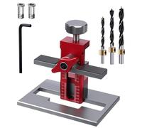 Gabinete Door Mounting Jig, Drawer Hardware Tool, 725 g/550 g Precise Woodworking Jigs, Adjustable Allignment Guide, 1 pieza Metal Carpentry Furniture Home Use Alloy