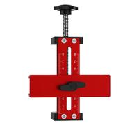 Gabinete Hardware Jig, Adjustable Gabinete Door Positioning Tool, Aluminio Alloy Multifunctional Tool for Home Improvement in Kitchen Bathroom and Custom Projects, 11,0 x 3,8 x 21,0 cm