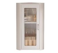 Gabinete magnético montado en la pared, solución de almacenamiento de esquina que ahorra espacio para baño y encima del inodoro, organizador funcional para espacios pequeños