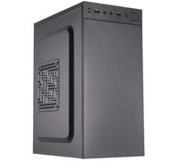 Gabinete Micro-ATX APPC-201F con fuente de alimentación (negro) - APPROX