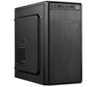 Gabinete Micro-ATX APPC-301F con fuente de alimentación (negro) - APPROX