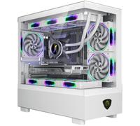 Gabinete Micro-ATX XC-301W GLASS (blanco) - KEEP OUT