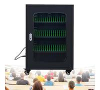 Gabinete multifunción con estadística de carga para aula y oficina, ahorro de espacio, diseño moderno, solución de carga eficiente, ideal para