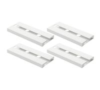 Gabinete para copas de vino, organizador de tazas invertido, 9.96 x 4.33 x 0.79 pulgadas, soporte para copas colgante, almacenamiento que ahorra espacio para bar, cocina, sala de estar, restaurante