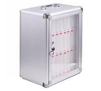 Gabinete para Guardar Teléfonos Hospitales Escuelas Empresas, con Capacidad para 12 A 60 Teléfonos Caja De Seguridad Portátil con Cerradura Gestión Compras Al por Mayor(24 bits)