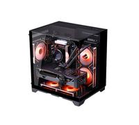 Gabinete para PC con vista al mar, computadora de escritorio para juegos, placa base M-ATX, gabinete gamer de vidrio templado de doble cara
