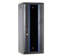 Gabinete para servidores de 15U - 10" - con puerta de cristal - (312 x 310 x 752 mm - negro - para el hogar y la oficina)