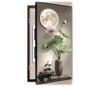 Gabinete para Tapa De Caja De Fusibles, Tapa De Caja De Interruptores, Pintura Decorativa De Medidor De Electricidad, Panel EléCtrico Oculto Montado En La Pared(B,55 * 45cm)