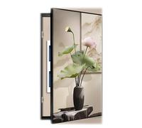 Gabinete para Tapa De Caja De Fusibles, Tapa De Caja De Interruptores, Pintura Decorativa De Medidor De Electricidad, Panel EléCtrico Oculto Montado En La Pared(E,55 * 45cm)