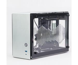 Gabinete PC Mini Torre - ZALMAN - M2 - Plata - Mini-ITX - 2 bahías internas - 1 ventilador de 80mm