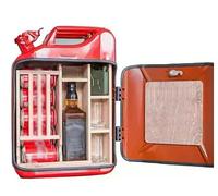 Gabinete portátil para bar de whisky, enfriador de vino de barril de aceite de 20 L, barra pequeña personalizada para los amantes del vino, regalo único para hombre, papá, marido, novio, jefe