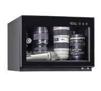 Gabinete seco para lentes de cámara, caja deshumidificador con temperatura constante y luces LED para protección contra la humedad en equipos de fotografía