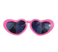 Gablas de sol gigantes Gafas de sol de plástico en forma de corazón