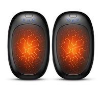Gabless Calentador de Manos Recargables 2 Piezas, Calentadores de Manos Eléctricos con AI, USB Reutilizables con 3 Niveles de Calor, Calentador Portátiles Regalos para Hombres y Mujeres Golf