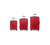 Gabol Balance XP 4 ruedas Juego de maletas 3 piezas Con asa expansible rojo