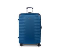 Gabol - Maleta Grande Rígida Expandible Balance XP 77x55x33/35 cm - Peso Ligero 4,6 kg con Capacidad 111,8/118,7 litros - 4 Ruedas Dobles 360° y Cerradura TSA - Diseño Español en ABS - Azul