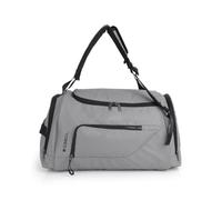 Gabol - Bolso Mochila de Viaje Canada 55x30x28 cm - Peso 0,77 kg y Capacidad 41L - Acople a Maleta y Organizador Interno - Diseño Español en Poliéster Resinado - Gris